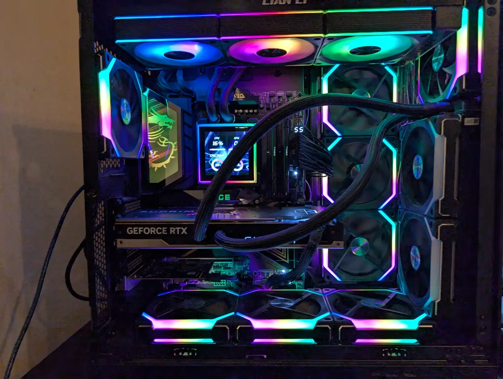 Real custom Subtronics gaming PC build with RGB lighting and premium cooling
